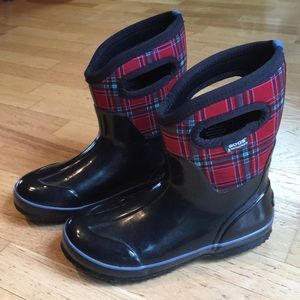 Plaid Bog Boots